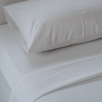 400 TC Organic Cotton Satin Bedsheet Bright Gray