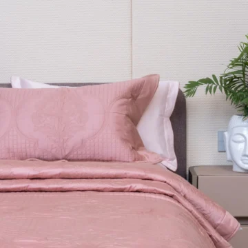 Lotus Reversible Quilted Bedspread (Set of 6)