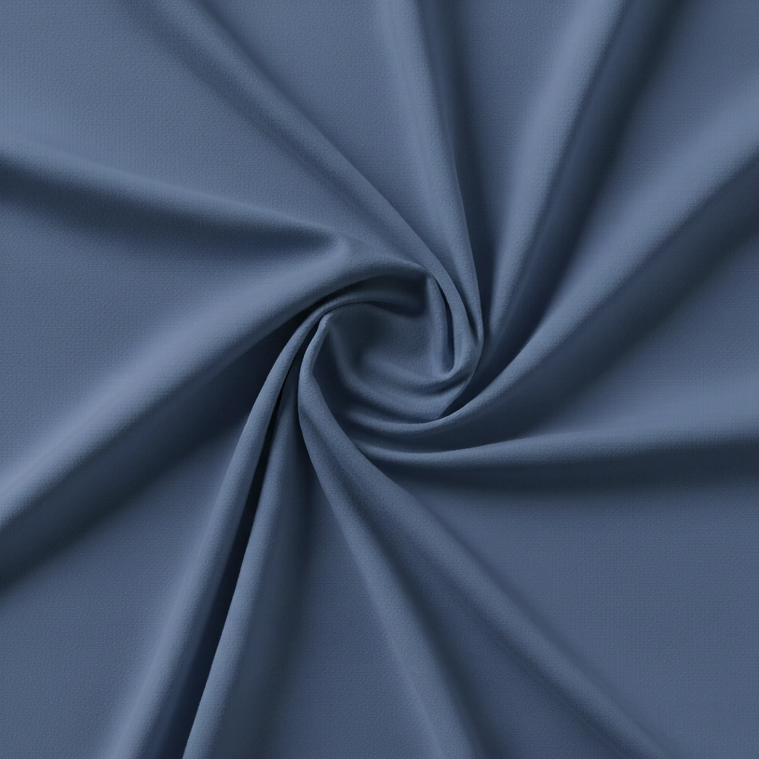 400 TC Organic Cotton Satin Bedsheet Med Blue - Image 2