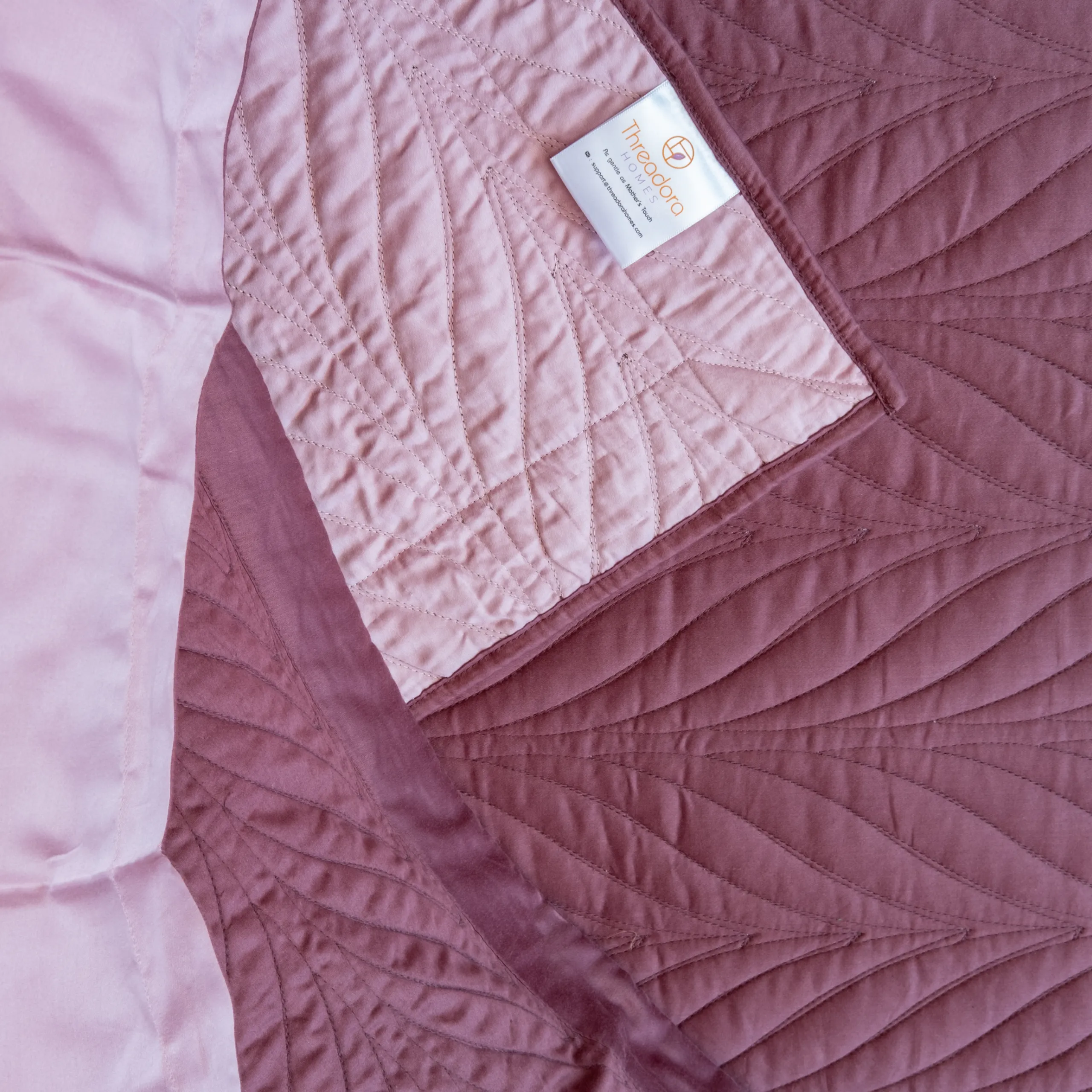 Feathora Reversible Quilted Bedspread (Set of 6) - Image 2